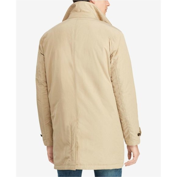 🔥499 Polo Ralph Lauren Water Repellent Commuter Coat Khaki Big & Tall Size 1XB - Picture 9 of 10